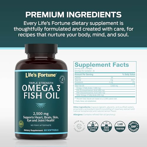 Cápsulas de Omega 3 para bienestar general