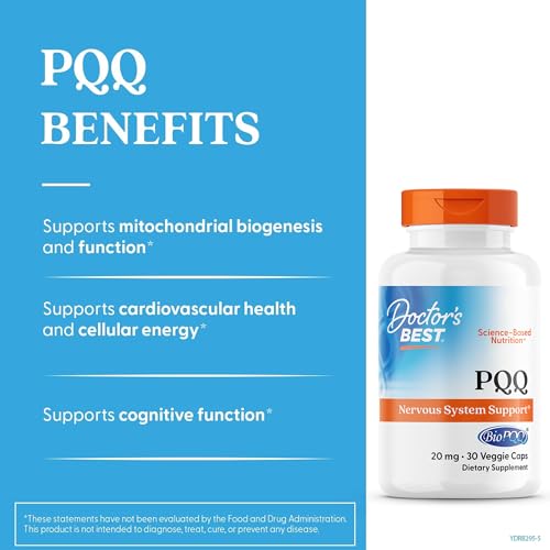 Cápsulas de PQQ para energía