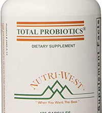 cápsulas de probióticos Nutri-West para bienestar