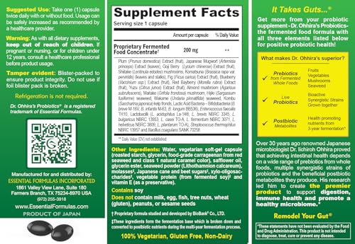 Cápsulas de probióticos para digestión