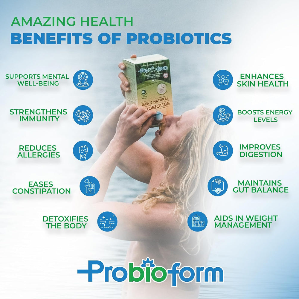Cápsulas de probióticos Probioform