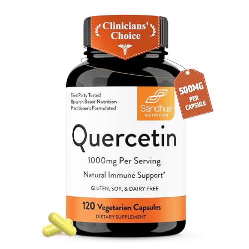 Cápsulas de quercetina para inmunidad