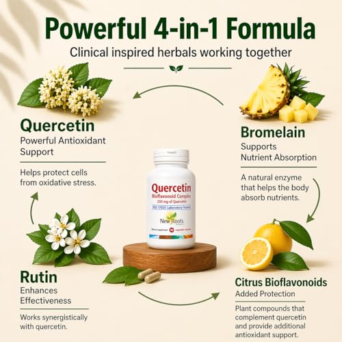 Cápsulas de quercetina para la salud general