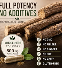 Cápsulas de regaliz HERBALICIOUS efectivas