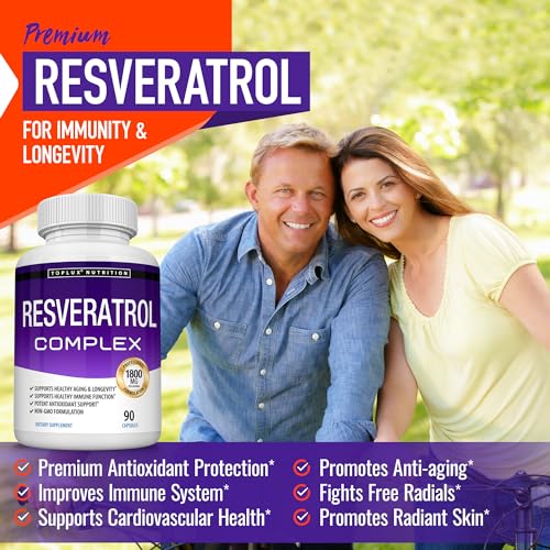 Cápsulas de resveratrol para el envejecimiento