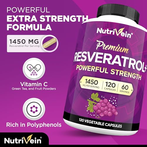 Cápsulas de resveratrol para el envejecimiento
