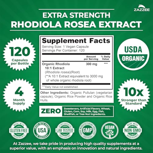 cápsulas de rhodiola para concentración