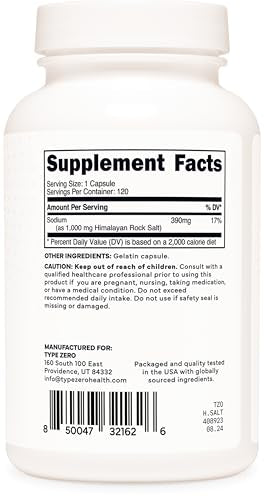 cápsulas de sal del Himalaya para la salud digestiva
