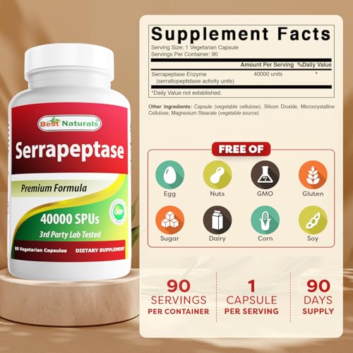 Cápsulas de Serrapeptasa para digestión