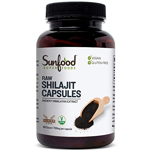 Cápsulas de Shilajit Crudo para energía