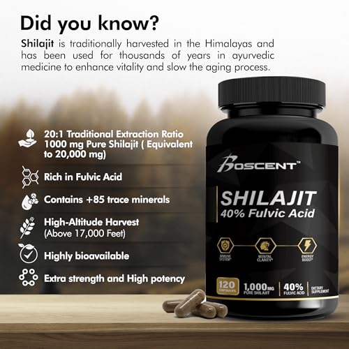 cápsulas de shilajit para bienestar