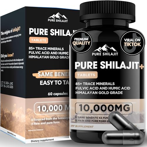 Cápsulas de Shilajit para energía