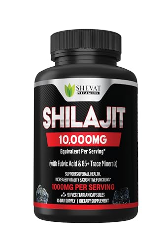 Cápsulas de Shilajit para energía