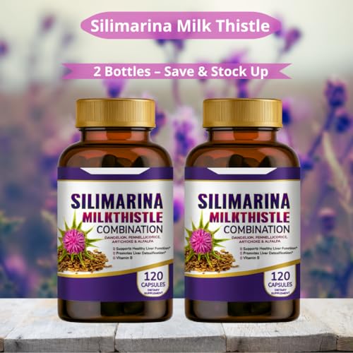 cápsulas de silimarina para desintoxicación