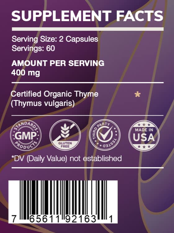 cápsulas de tomillo para salud digestiva