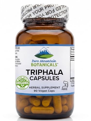 Cápsulas de Triphala orgánicas