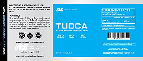 Cápsulas de TUDCA para bienestar hepático