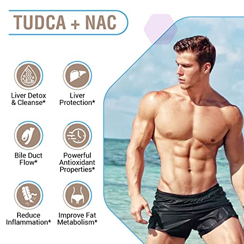 Cápsulas de TUDCA y NAC para digestión