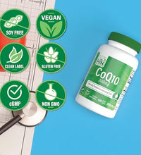 Cápsulas de ubiquinona sin GMO