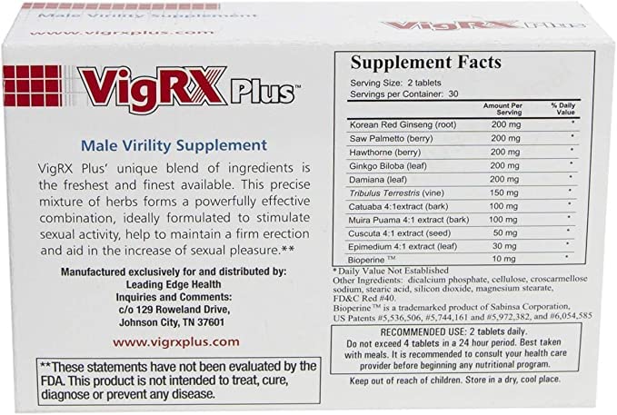 Cápsulas de VigRx Plus