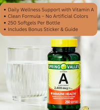cápsulas de vitamina A para salud