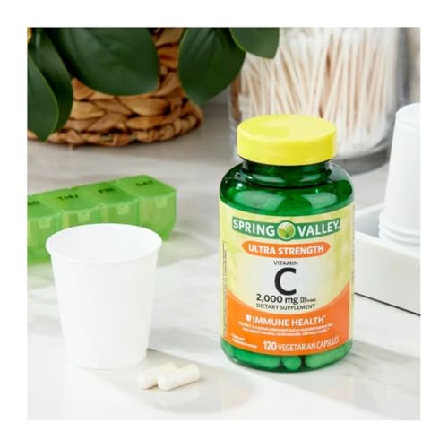cápsulas de vitamina C de 2000 mg
