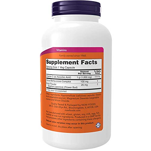 Cápsulas de Vitamina C de NOW Foods