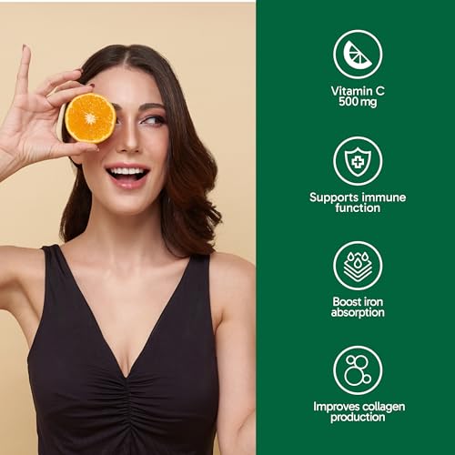 Cápsulas de vitamina C para energía