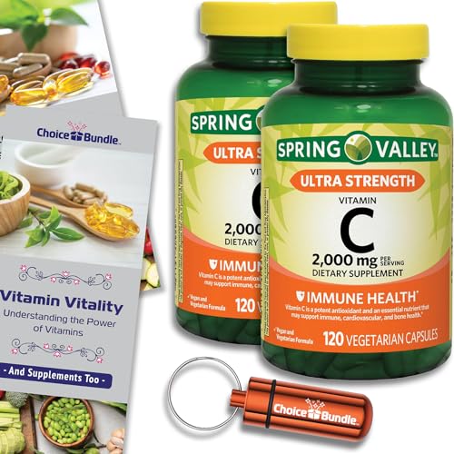 Cápsulas de vitamina C ultra fuerte