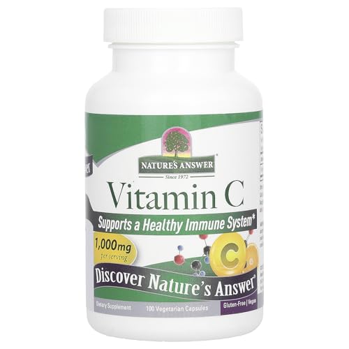 Cápsulas de vitamina C veganas