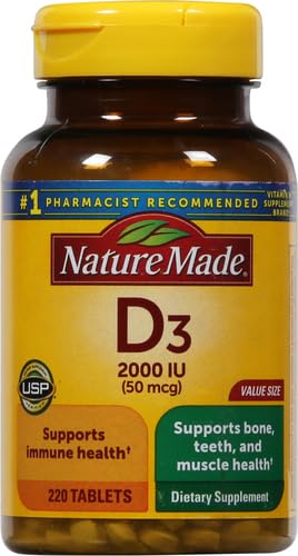 cápsulas de vitamina D Nature Made