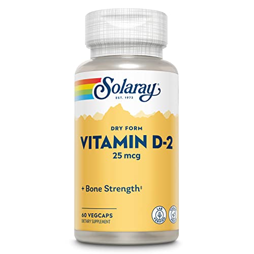 cápsulas de vitamina D Solaray
