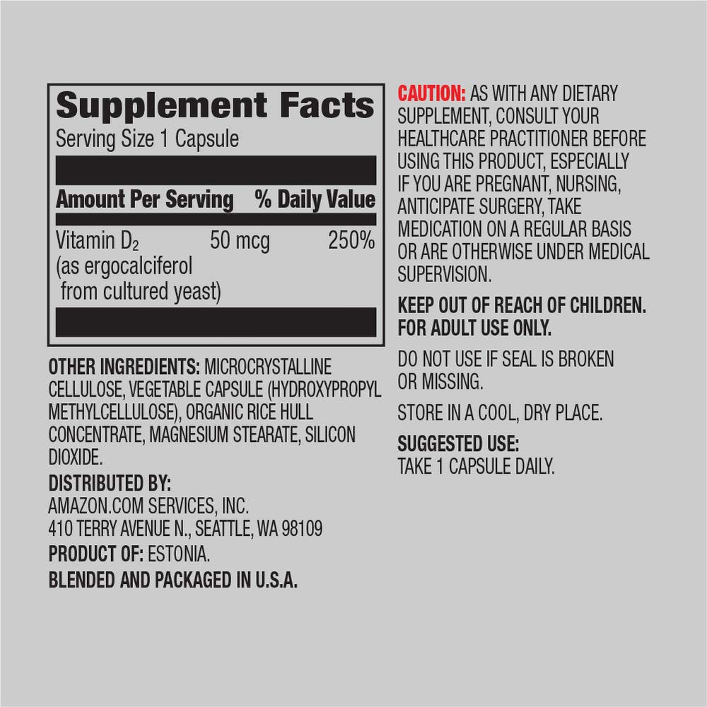 Cápsulas de Vitamina D2