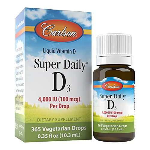 Cápsulas de Vitamina D3 Carlson