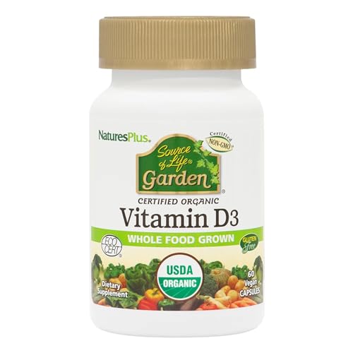 Cápsulas de Vitamina D3 NaturesPlus