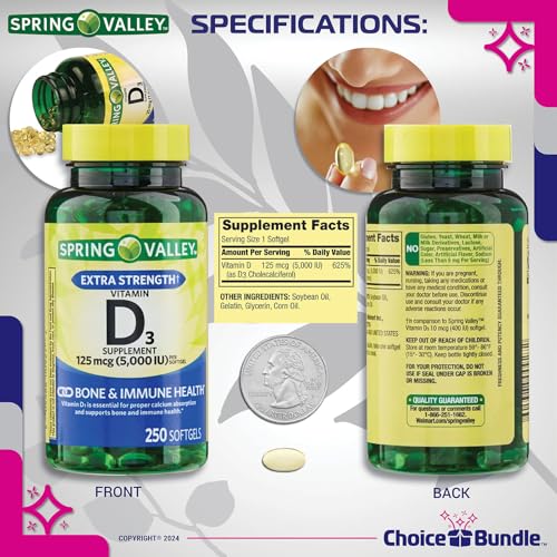 Cápsulas de Vitamina D3 para energía
