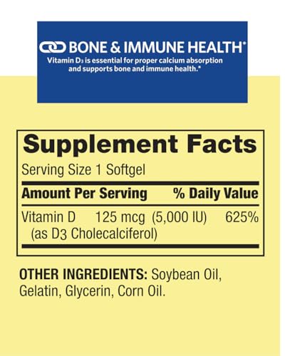 cápsulas de vitamina D3 para huesos fuertes