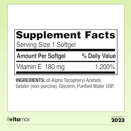 Cápsulas de vitamina E de alta calidad