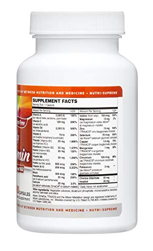 cápsulas de vitaminas esenciales Nutri Supreme