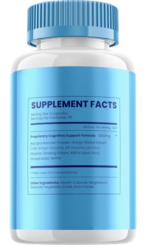 Cápsulas de vitaminas para el cerebro
