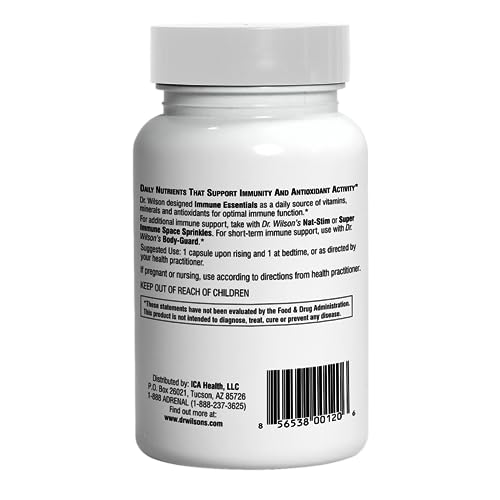 cápsulas de vitaminas y minerales esenciales