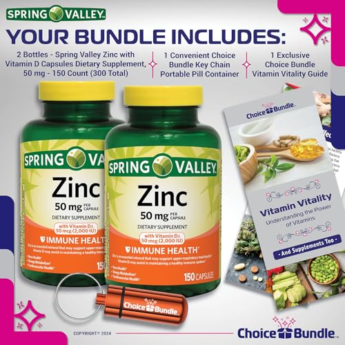Cápsulas de Zinc con Vitamina D