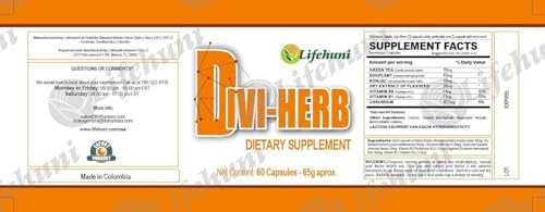 cápsulas Divi-Herb para bienestar diario