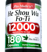 cápsulas He Shou Wu para energía