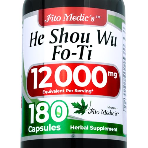 cápsulas He Shou Wu para energía