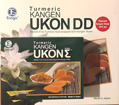 cápsulas Kangen Ukon DD de cúrcuma beneficios para la salud