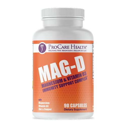 cápsulas Mag-D para salud inmunológica