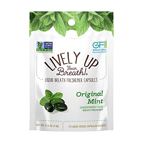 Cápsulas menta masticables para frescura