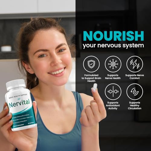 Cápsulas naturales Nervital para energía diaria