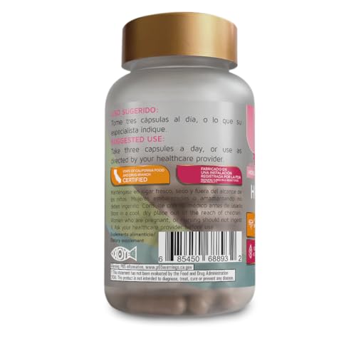 Cápsulas naturales para salud integral de mujeres